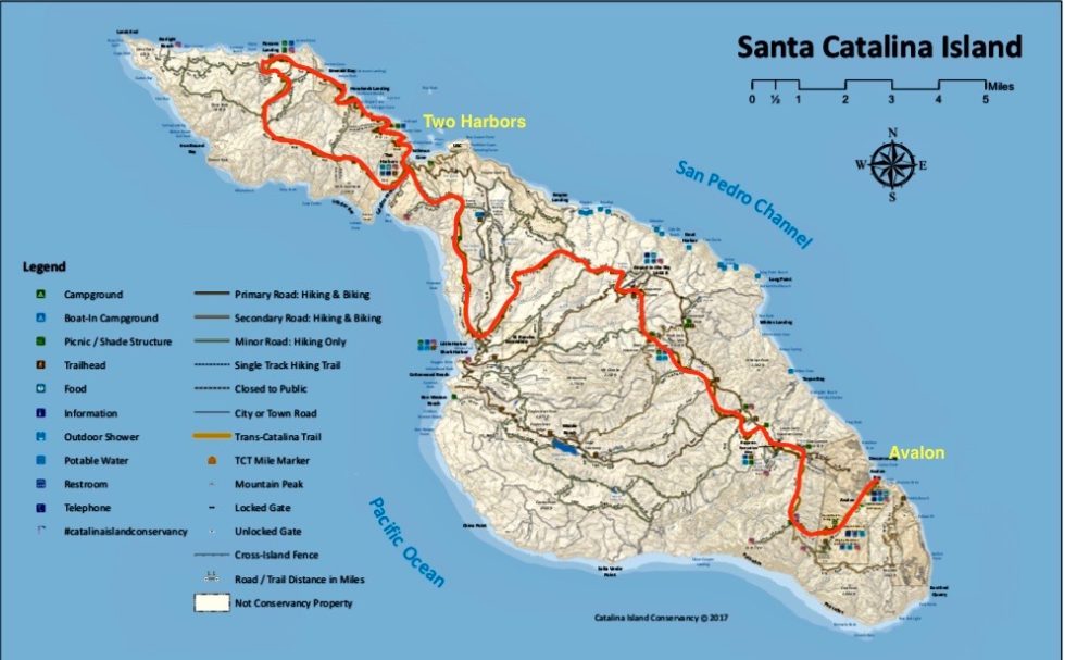 Catalina Island Trail Map - World Map